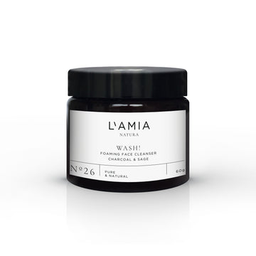 Wash! Foaming Face Cleanser- charcoal & sage 60 g