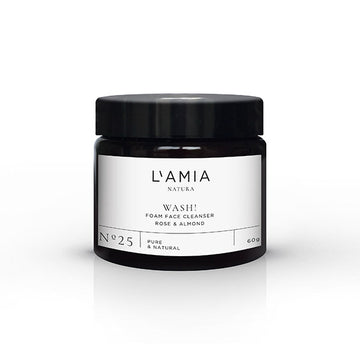 L'amia Wash! Gentle Foaming Facial Wash with Rose and Almond