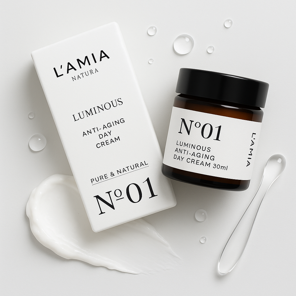 LUMINOUS Anti-aging day cream - Q10, Vitamin C, Hyaluronic acid 30 ml