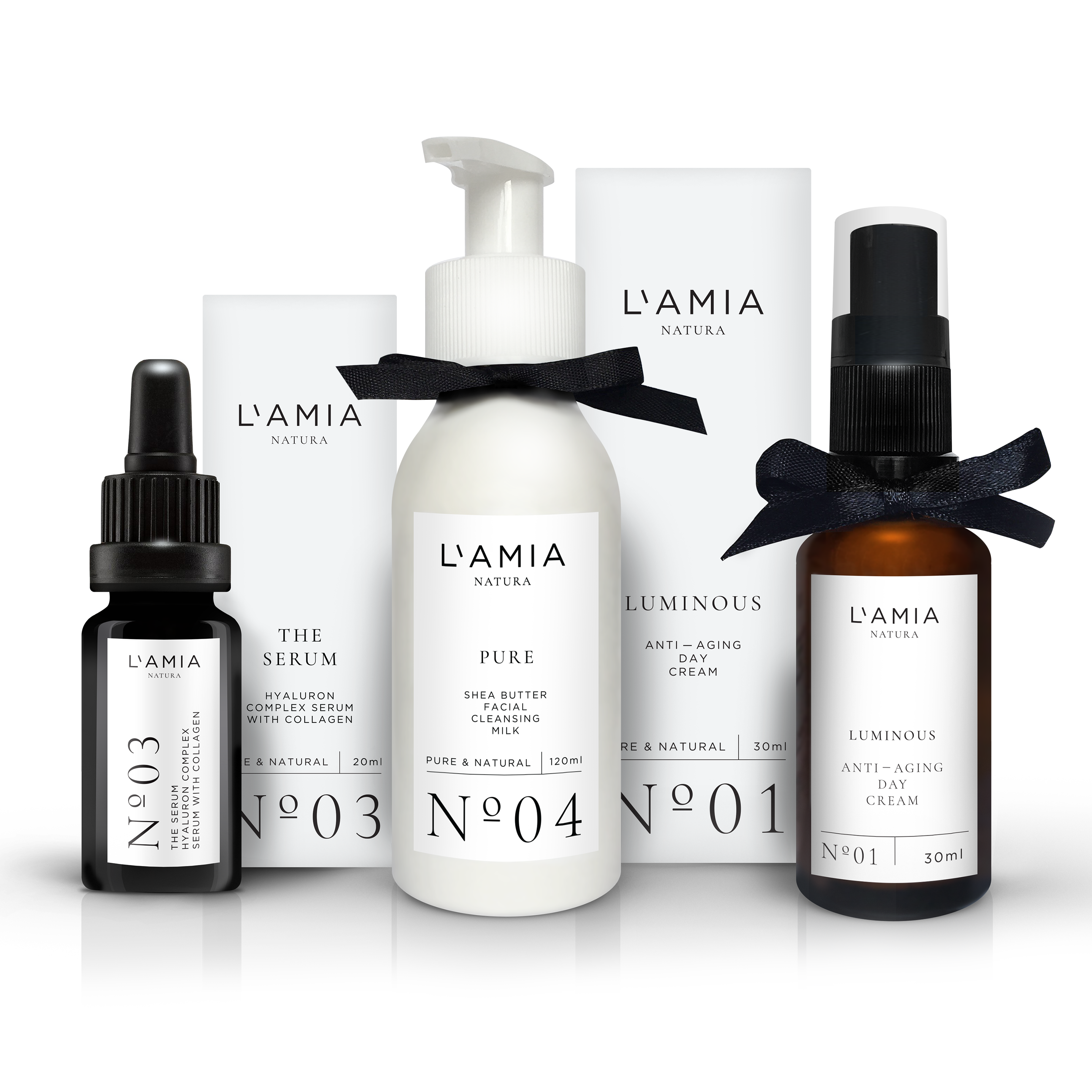 L'AMIA Skin Care Natural Cosmetics Package