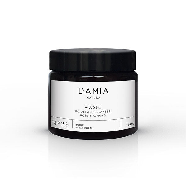 L'amia Wash! Gentle Foaming Facial Wash with Rose and Almond
